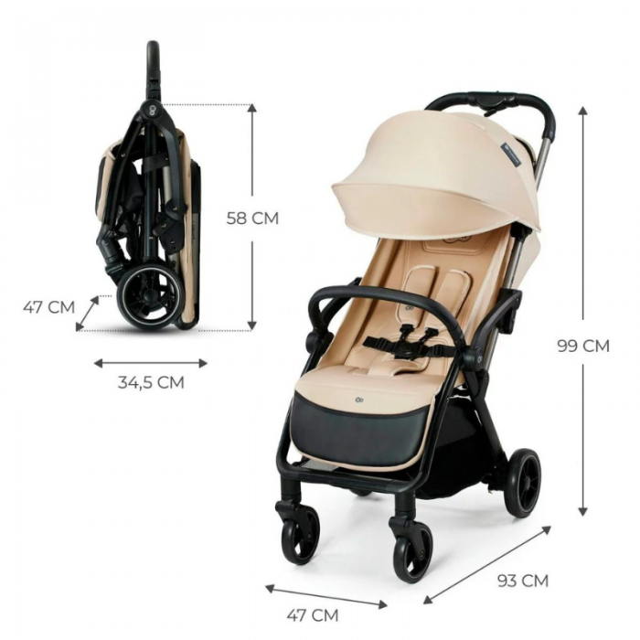 Kinderkraft passeggino leggero Apino Beige