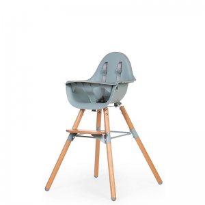 Childhome Seggiolone Evolu 2 in 1 Legno/Menta