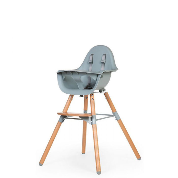 Childhome Seggiolone Evolu 2 in 1 Legno/Menta
