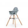 Childhome Seggiolone Evolu 2 in 1 Legno/Menta