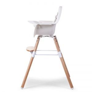 Childhome Seggiolone Evolu 2 in 1 Legno/Bianco