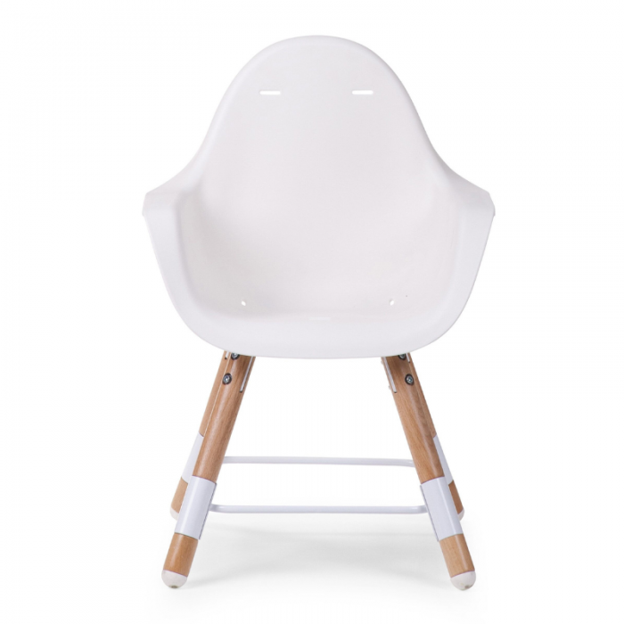 Childhome Seggiolone Evolu 2 in 1 Legno/Bianco