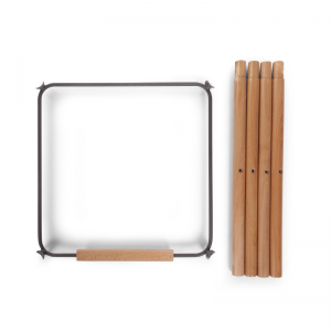 Childhome Extra Set Gambe Lunghe + Poggiapiedi Evolu 2 in 1 Legno/Antracite