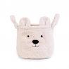 Childhome Cesto Portaoggetti 30X30X30 cm Teddy Off White
