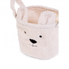 Childhome Cesto Portaoggetti 25X20X20 cm Teddy Off White