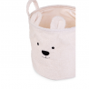 Childhome Cesto Portaoggetti 30X30X30 cm Teddy Off White