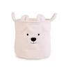 Childhome Cesto Portaoggetti 30X30X30 cm Teddy Off White