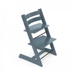 Stokke Promo Tripp Trapp Fjord Blue con Newborn
