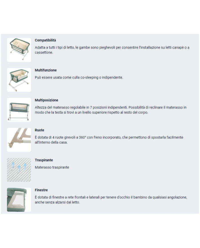 Janè Culla Co-Sleeping Babyside Botanic