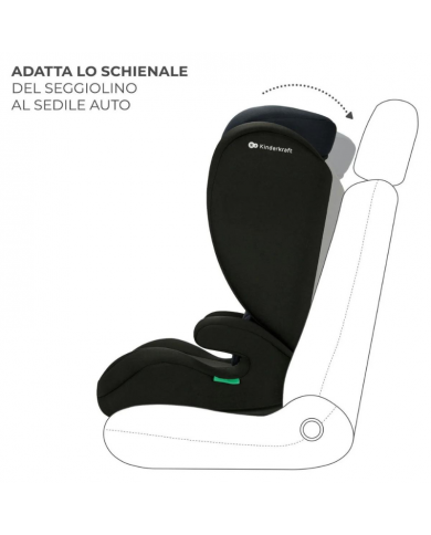 Kinderkraft Seggiolino Auto 2in1 I-SPARK i-Size Black
