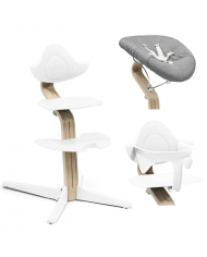 Stokke Promo Sedia Nomi Natural Grey Con Newborn e Babyset in Omaggio