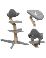 Stokke Promo Sedia Nomi Oak Black Con Newborn e Babyset in Omaggio