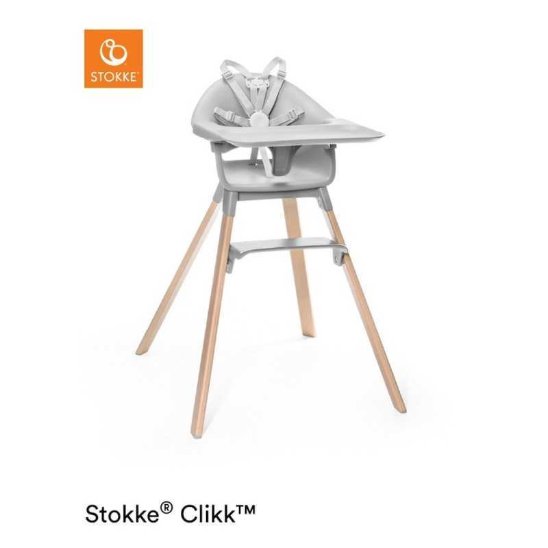 Stokke Clikk Cloud Grey con cuscino omaggio Nordic Grey