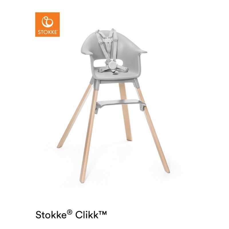 Stokke Clikk Cloud Grey con cuscino omaggio Blueberry Boat