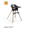 Stokke Clikk Black Natural con cuscino omaggio Nordic Grey