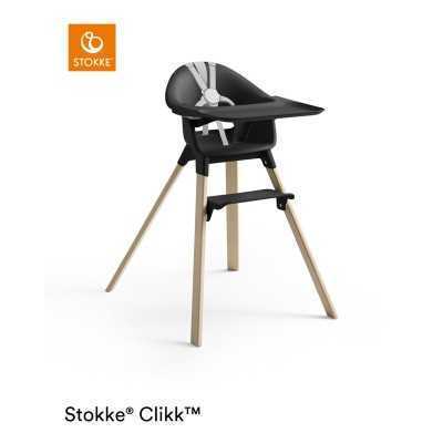 Stokke Clikk Black Natural con cuscino omaggio Multicircles