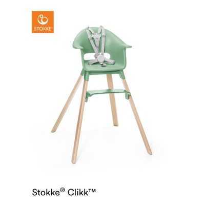 Stokke Clikk Clover Green con cuscino omaggio Nordic Grey