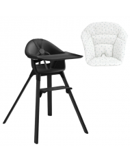 Stokke Clikk Midnight Black con cuscino omaggio Multicircles