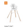 Stokke Clikk White con cuscino omaggio Nordic Grey