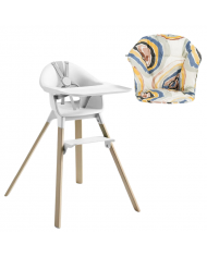 Stokke Promo Tripp Trapp Terracotta con Newborn