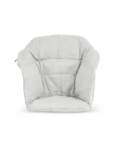Stokke Clikk White con cuscino omaggio Nordic Grey