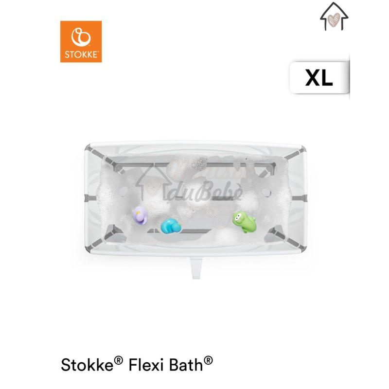 Stokke Flexi Bath X-Large White con supporto