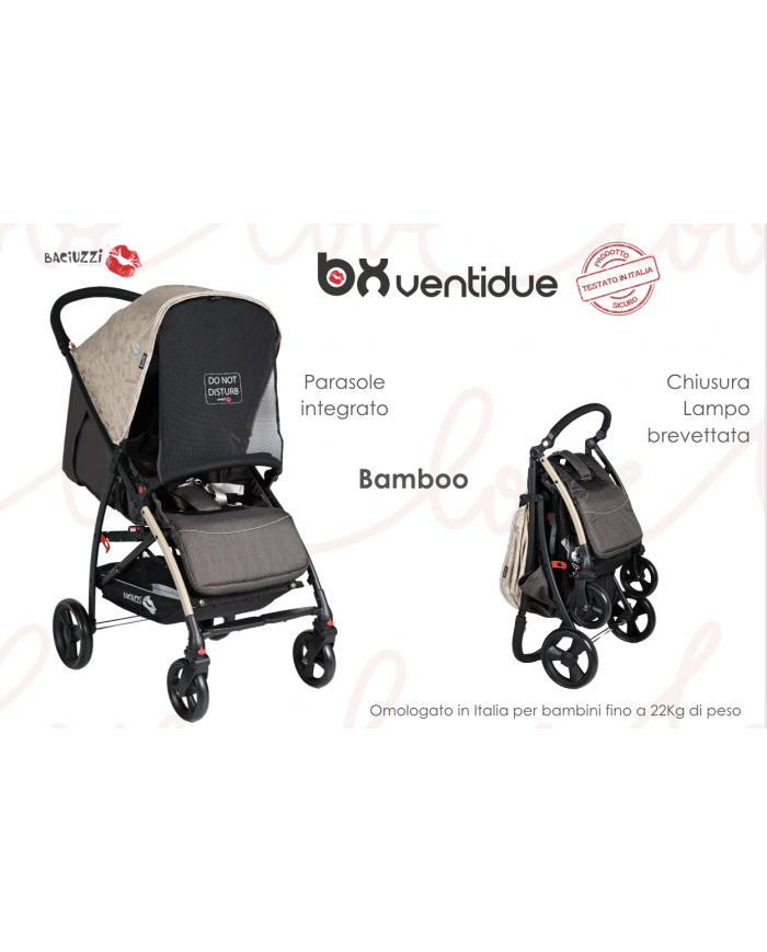 Baciuzzi passeggino BX 22 Bamboo