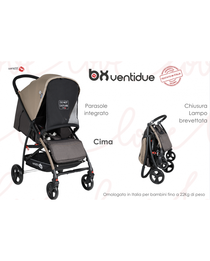 Baciuzzi passeggino BX 22 Cima