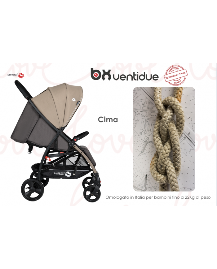 Baciuzzi passeggino BX 22 Cima