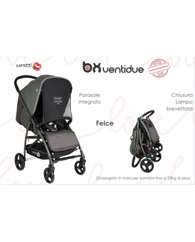 Baciuzzi passeggino BX 22 Felce