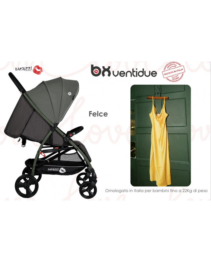 Baciuzzi passeggino BX 22 Felce