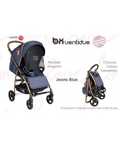 Baciuzzi passeggino BX 22 Jeans Blue