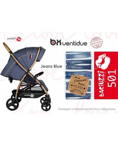 Baciuzzi passeggino BX 22 Jeans Blue