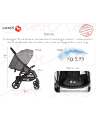 Baciuzzi passeggino BX 22 Nude