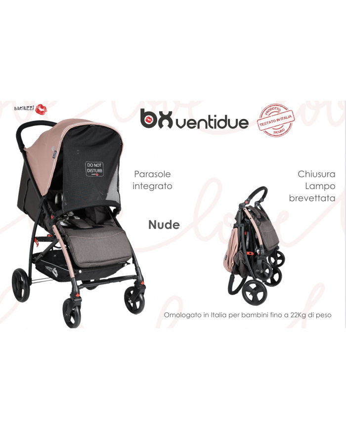 Baciuzzi passeggino BX 22 Nude