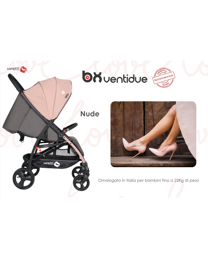 Baciuzzi passeggino BX 22 Nude