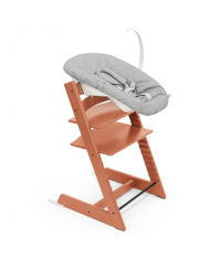 Stokke Promo Tripp Trapp Terracotta con Newborn