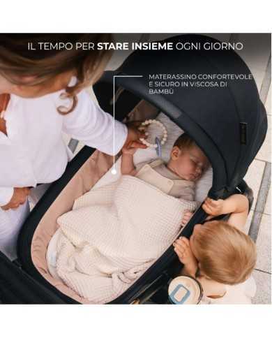 Kinderkraft DUO Passeggino ,Carrozzina e Borsa NEA 2 PLATINUM GREY Kinderkraft DUO Passeggino ,Carrozzina e Borsa NEA 2 PLATINUM GREY