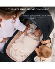 Kinderkraft Trio Passeggino ,Carrozzina,Ovetto e Borsa NEA 2 SOFT BEIGE