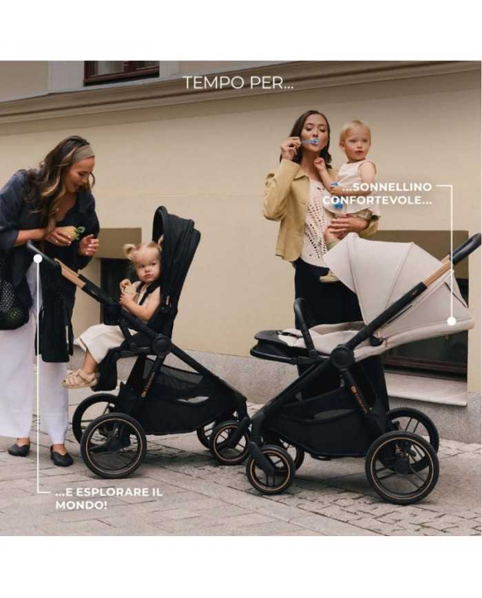 Kinderkraft Trio Passeggino ,Carrozzina,Ovetto e Borsa NEA 2 SOFT BEIGE