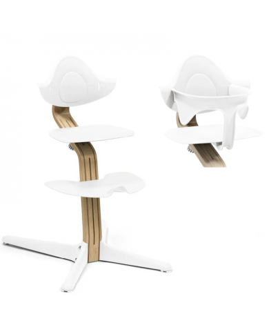 Stokke Sedia Nomi Oak White con Baby Set Omaggio