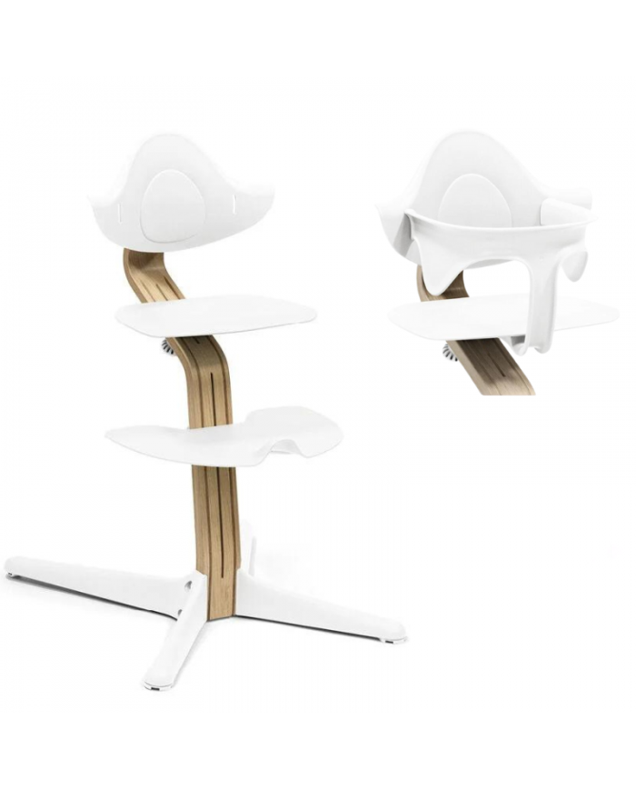 Stokke Sedia Nomi Oak White con Baby Set Omaggio
