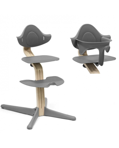 Stokke Sedia Nomi Natural Grey con Baby Set Omaggio