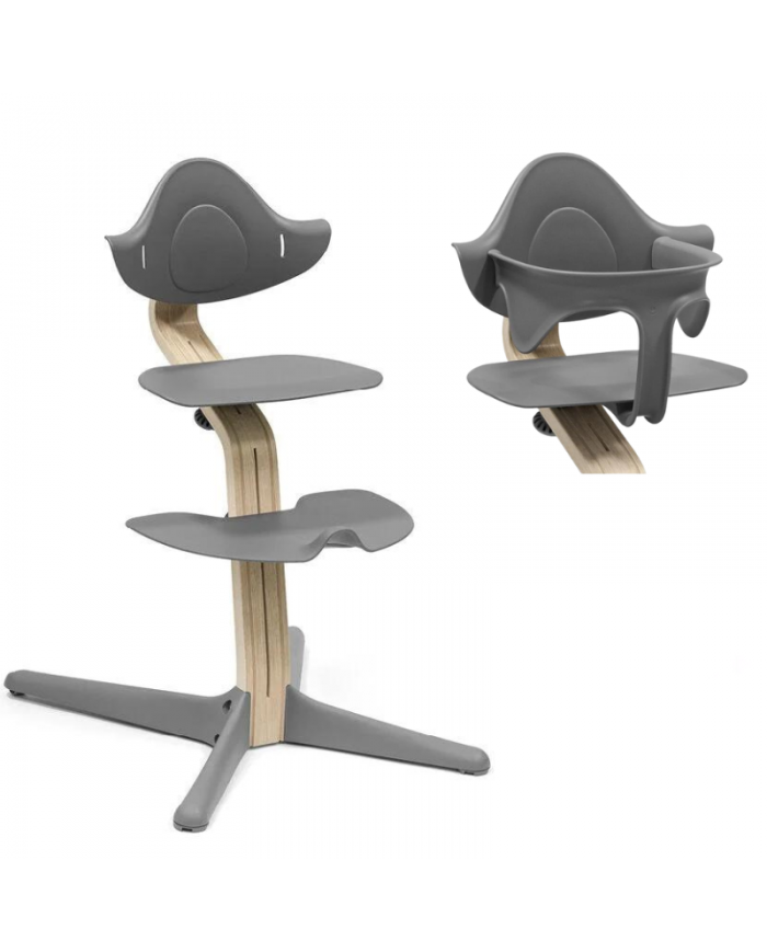 Stokke Sedia Nomi Natural Grey con Baby Set Omaggio