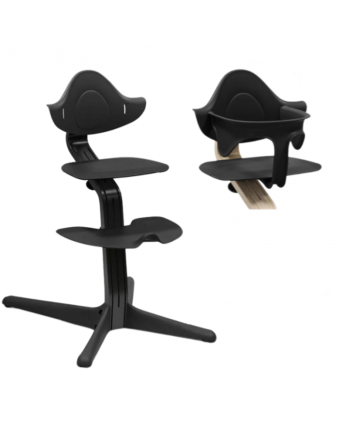 Stokke Sedia Nomi Total Black con Baby Set Omaggio