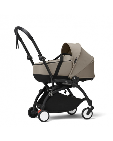 Stokke Yoyo³ con bassinet e rivestimento 6+ Black/Taupe