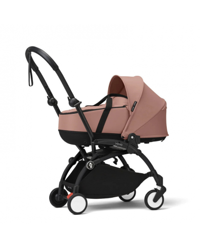 Stokke Yoyo³ con bassinet e rivestimento 6+ Black/Ginger