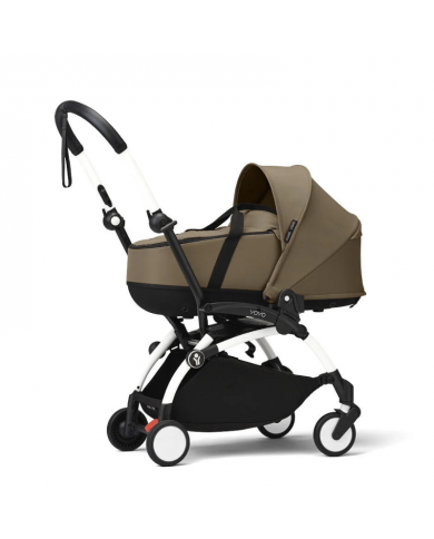 Stokke Yoyo³ con bassinet e rivestimento 6+ White/Toffee