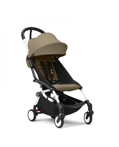 Stokke Yoyo³ con bassinet e rivestimento 6+ White/Toffee