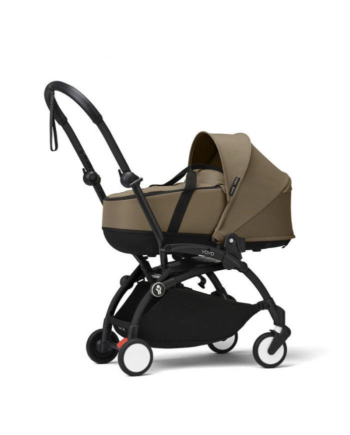 Stokke Yoyo³ con bassinet e rivestimento 6+ Black/Toffee